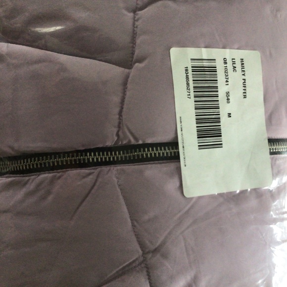 🥳2xHP Free People lilac dolman puffer jacket med. - Picture 9 of 10